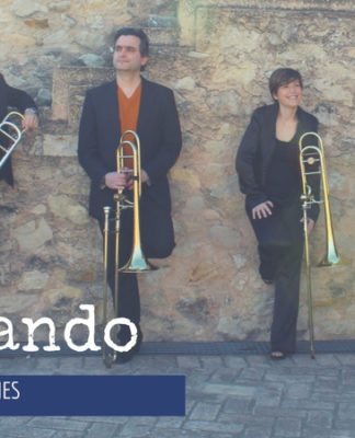 El Cuarteto de Trombones Glissando en la sección de Ensembles.