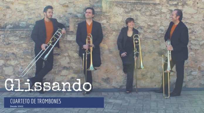 El Cuarteto de Trombones Glissando en la sección de Ensembles.